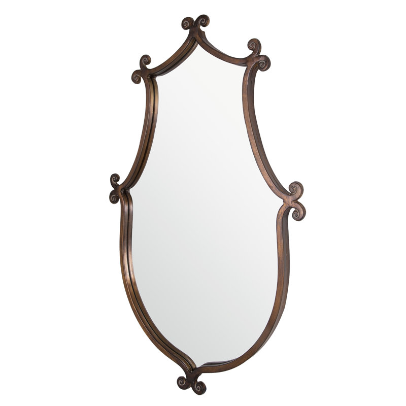 Fleur De Lis Living Horace Metal Asymmetrical Wall Mirror & Reviews